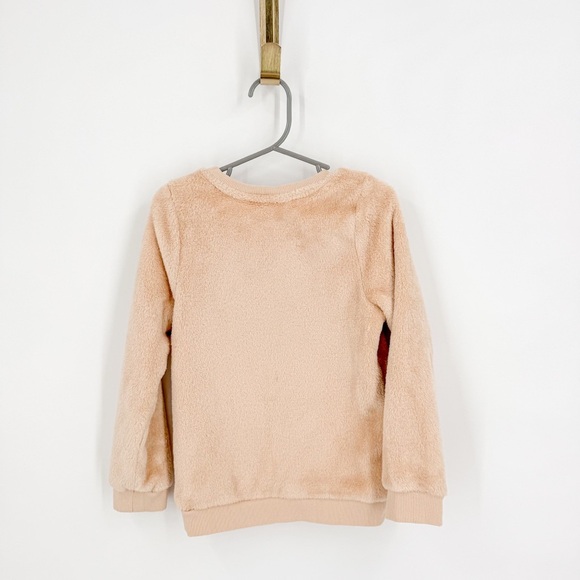 H&M Tan and Pink Cat Face Sweater - Picture 4 of 4